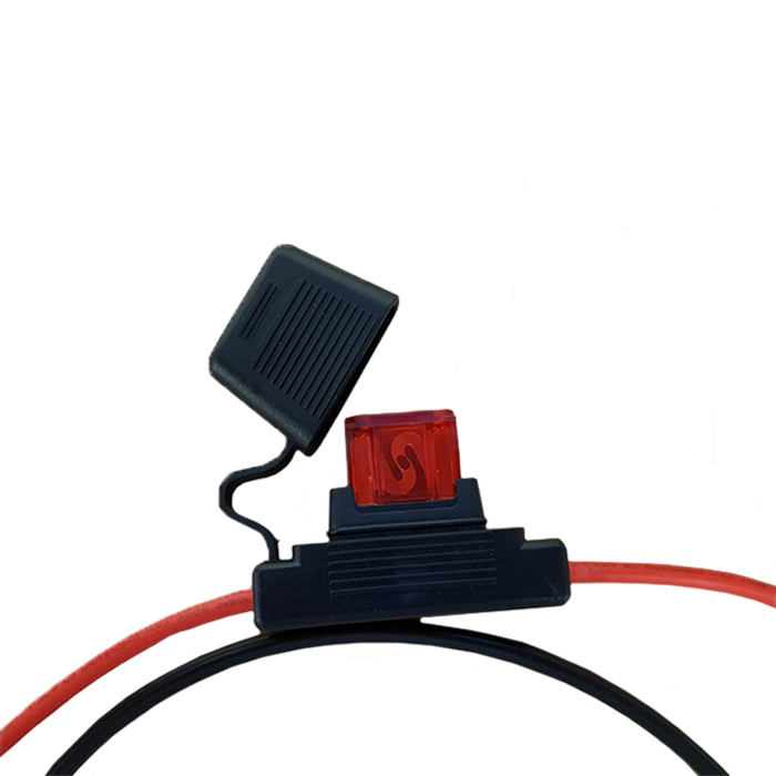 50a Power Lead with 50a Maxi Fuse 10awg Cable 500mm - Image 3
