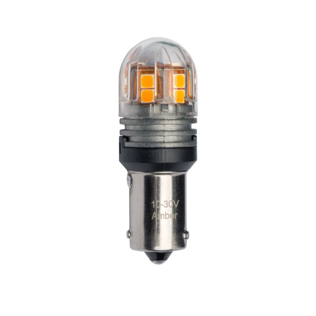 JW Speaker LED Indicator Light Bulb 12/24v 250Lm Output Bayonet Style 2pc - Image 2