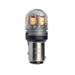 Alternative view of JW Speaker LED Red Tail Light Bulb 12/24v 120/60Lm Output Bayonet Style 2pc