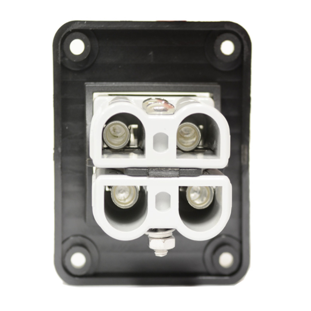 Dual 50a Anderson Connector Panel Mount with Plugs - Image 2