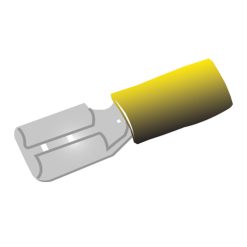Insulated Crimp Terminal Female - Yellow
