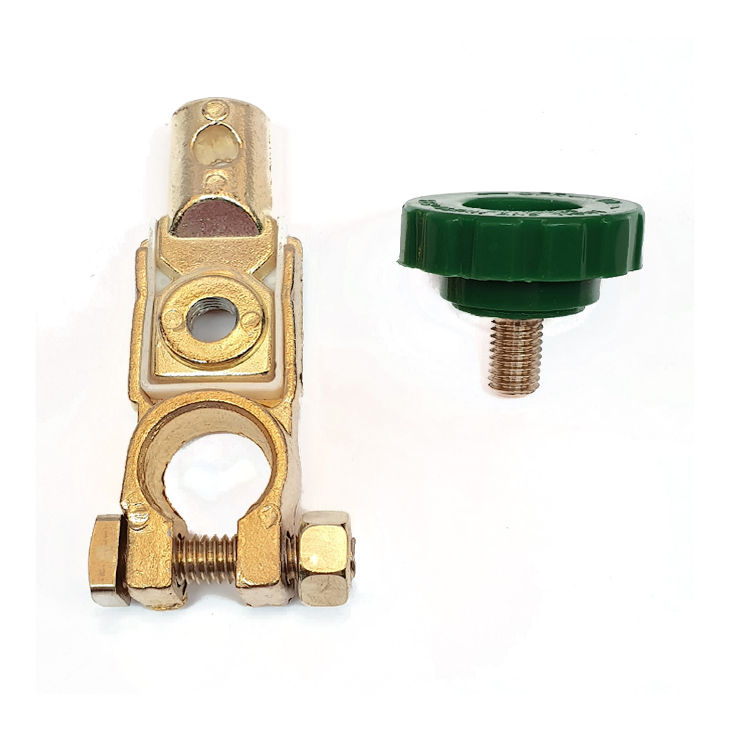 Matson Battery Terminal Isolator Cut Off Kill Switch Solid Brass - Clearance - Image 2