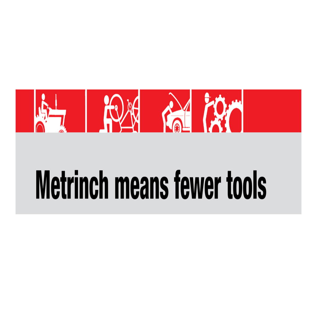 Metrinch 1/4" Standard Socket Set Drive 9 Piece - Image 6