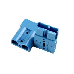 Alternative view of 50 amp Anderson Style Plugs (Pair) Blue inc Terminals
