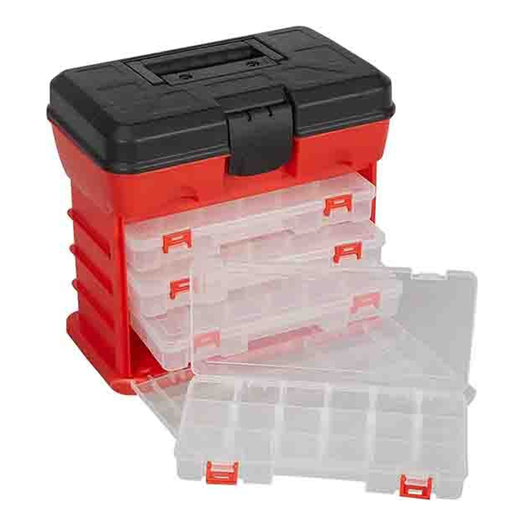 PK Tools Organiser Case 4 Removable Draws 97 Compartment - Image 2