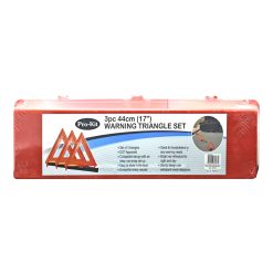 Alternative view of PK Tools Warning Triangle 3pc Set 44cm (17")
