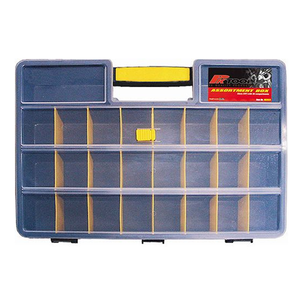 PK Tools Storage Box 26 Compartments Removable Partitions - Image 2