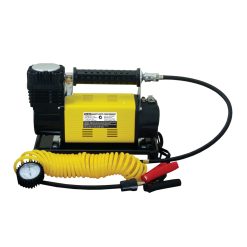 Air Compressor 12v 150psi 160 LPM 45 amp Quick Fill 5m Coiled Hose Carry Bag