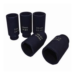 Alternative view of Spindle Axle Nut Deep Impact Socket 8pc Set 1/2" DR 6p