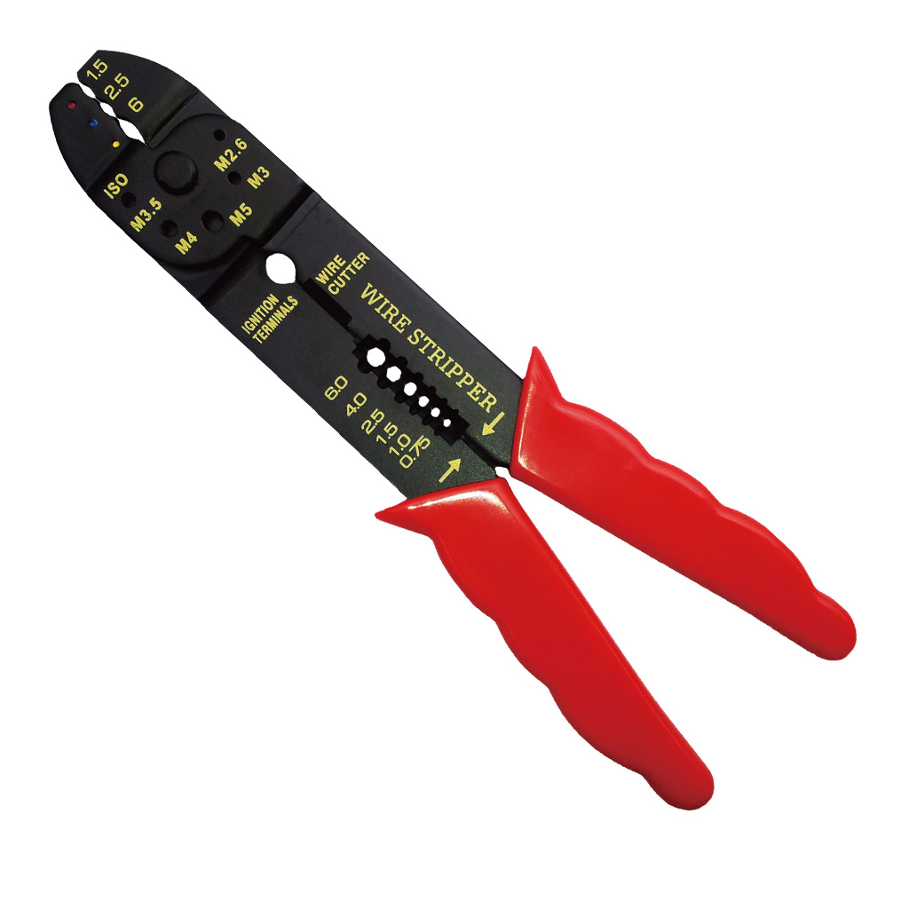 Mixed Crimp Terminal Kit with Ratchet Crimping Plier and Wire Stripper 450pc - Image 5