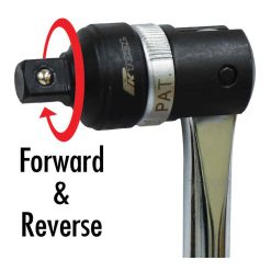 Breaker Bar 1/2"dr Ratchet Head 460mm Long Forward Reverse Lock Heavy Duty