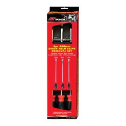 Alternative view of PK Tools Door Trim Clips Removal 3pc Set 4.5mm, 6mm, 9.5mm   380mm Length