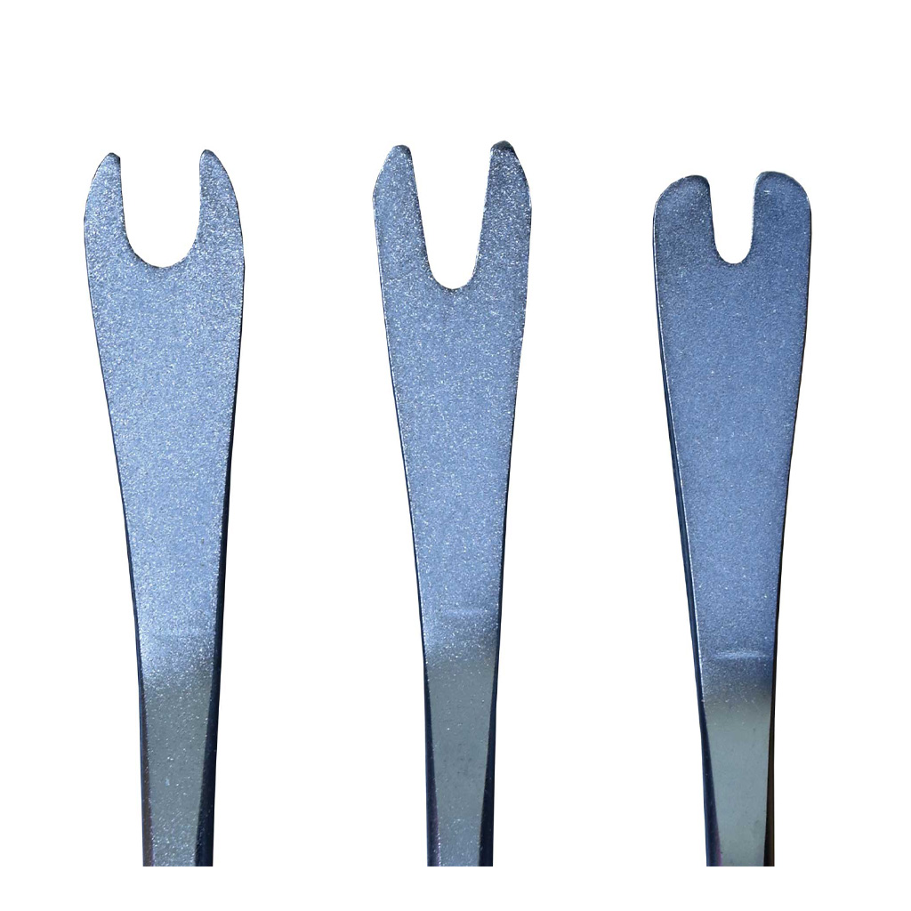 PK Tools Door Trim Clips Removal 3pc Set 4.5mm, 6mm, 9.5mm 380mm Length - Image 3