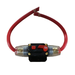 50 amp Resettable In Line Fuse Suits up to 6 B&S Wire