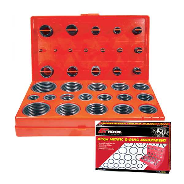 Pk Tools Metric O-Ring Assortment 419pc Set - Image 2