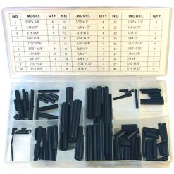Alternative view of Roll Pin Assortment Kit 120pc