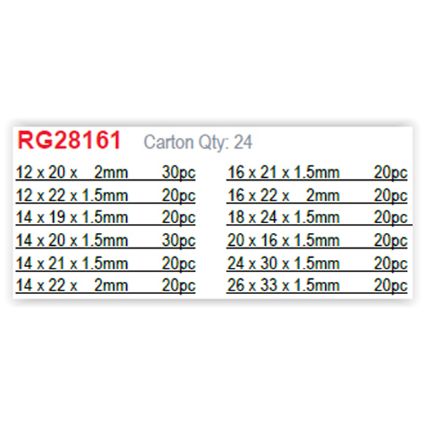 260pc Aluminium Washer Assortment - Image 4