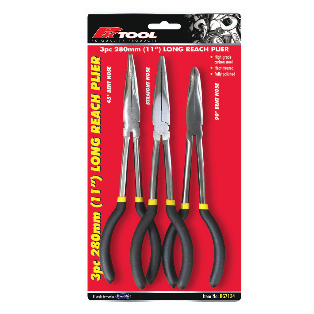 Plier 3pc Set Long Reach