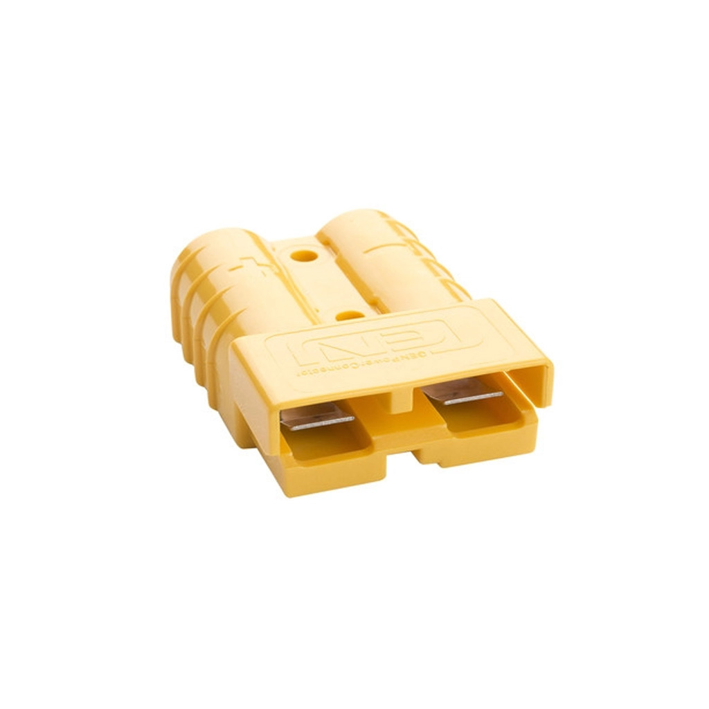 50 amp Anderson Style Plugs (Pair) Yellow inc Terminals - Image 2