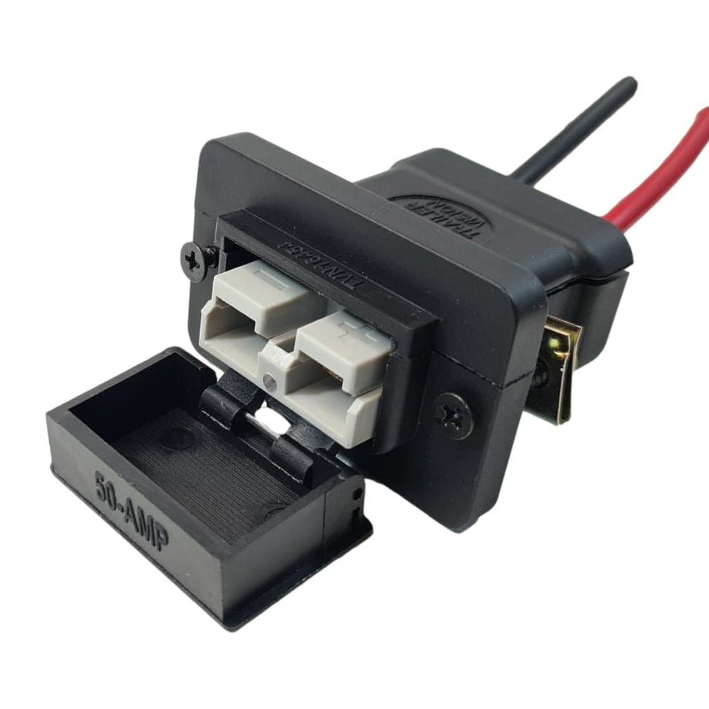 Trailer Vision 50 amp Anderson Plug Flush Mount Connector Assembly with Screw Contact Plug - Image 4