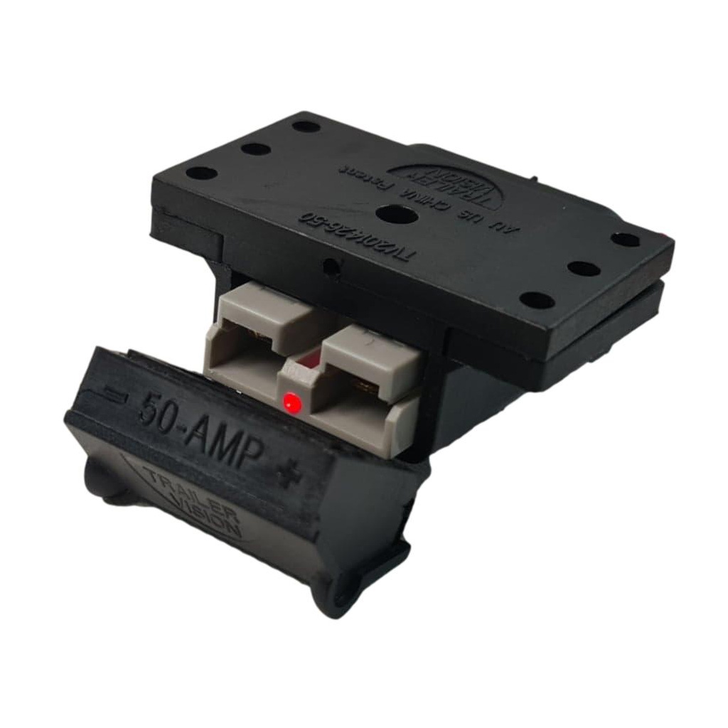 Trailer Vision 50 amp Anderson Plug Top Mount Connector Assembly with Screw Contact Plug - Image 3
