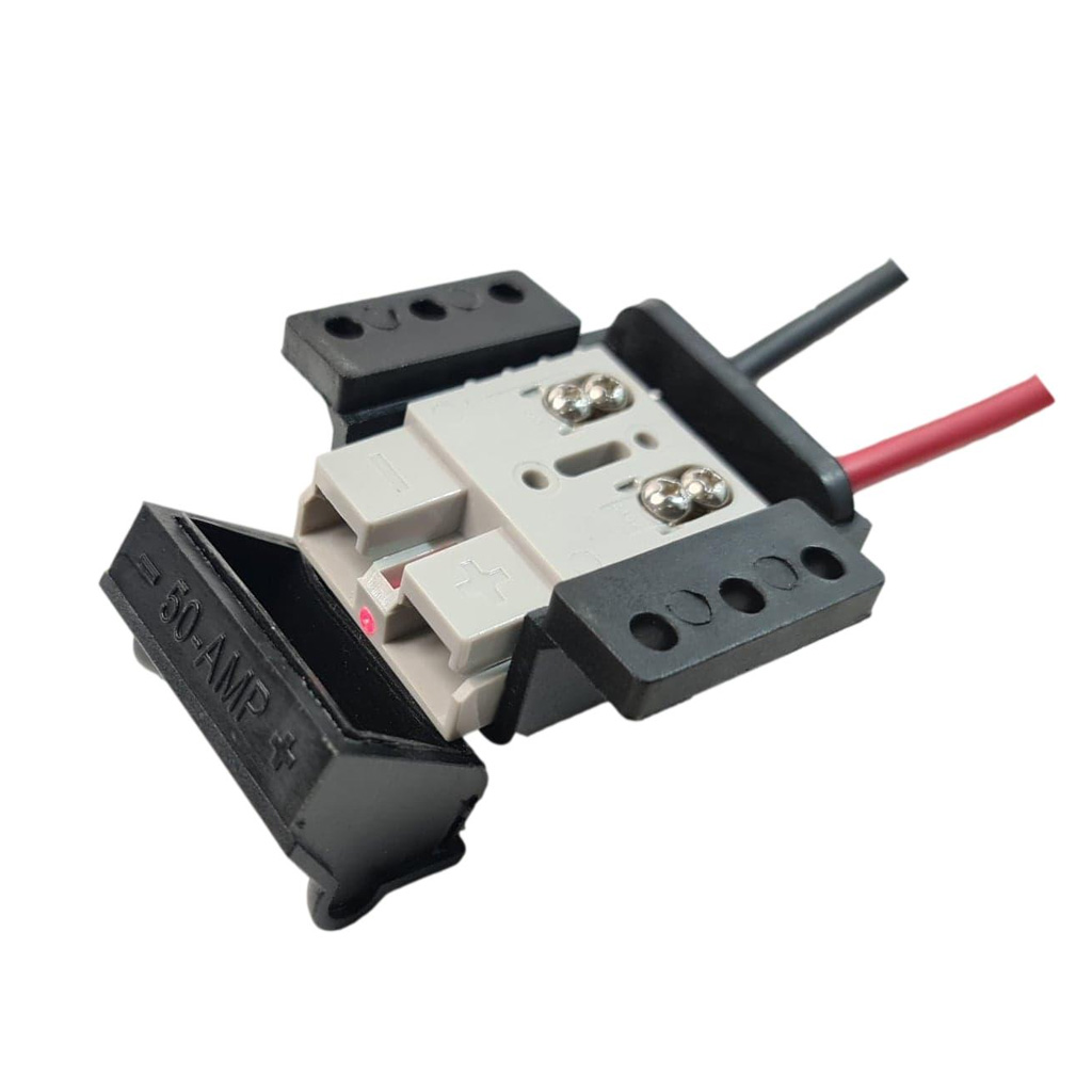 Trailer Vision 50 amp Anderson Plug Top Mount Connector Assembly with Screw Contact Plug - Image 5