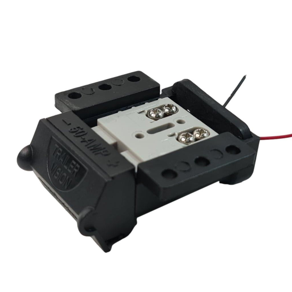 Trailer Vision 50 amp Anderson Plug Top Mount Connector Assembly with Screw Contact Plug - Image 4