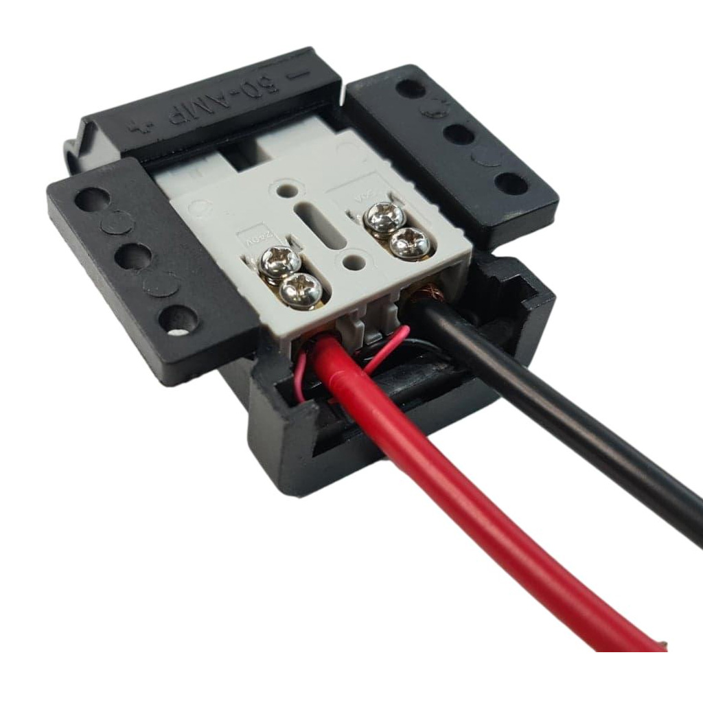 Trailer Vision 50 amp Anderson Plug Top Mount Connector Assembly with Screw Contact Plug - Image 8
