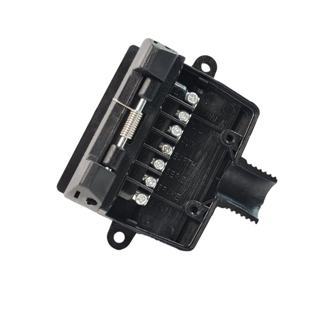 Trailer Vision 7 Pin Flat Male Plug & 7 Pin Female Socket with Terminal Springs - Image 11