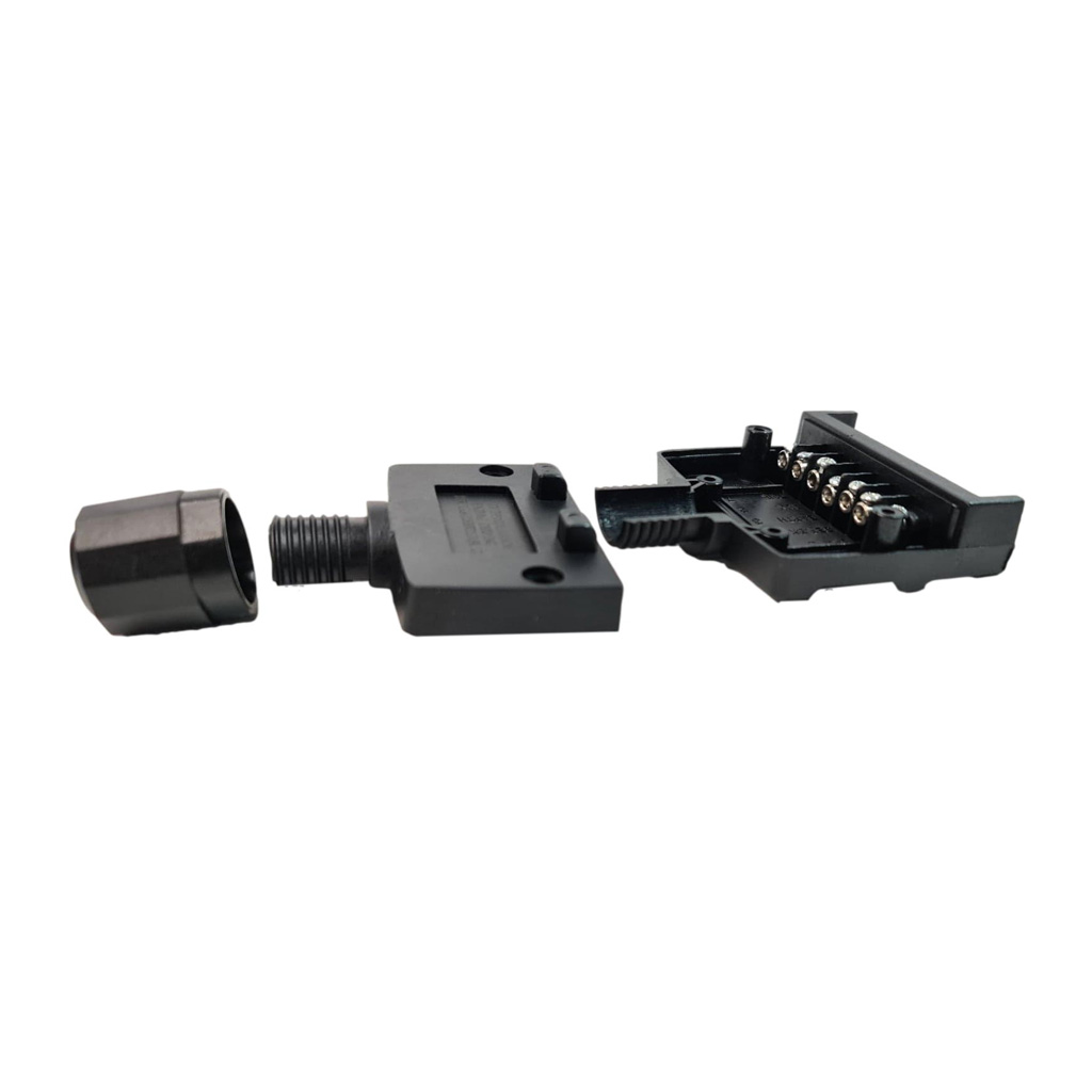Trailer Vision 7 Pin Flat Male Plug & 7 Pin Female Socket with Terminal Springs - Image 6
