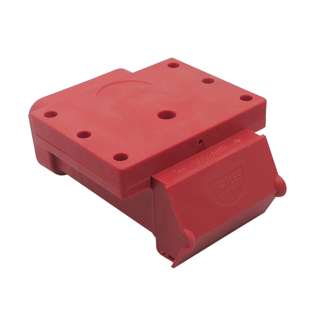 Trailer Vision 350 amp Anderson Style Connector Housing Red - Image 2