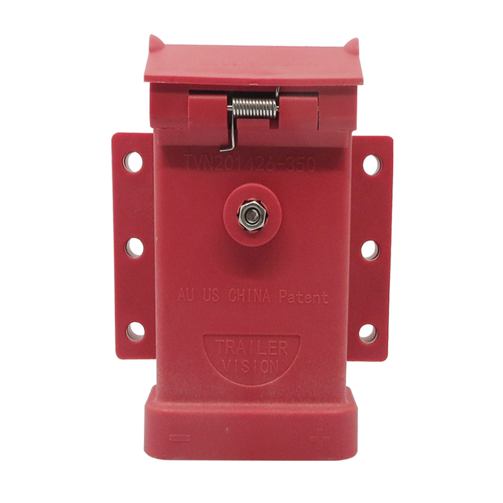 Trailer Vision 350 amp Anderson Style Connector Housing Red - Image 5