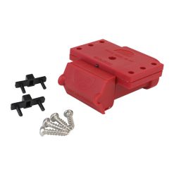 Trailer Vision 50amp Anderson Plug Cover Red Top Mount with LED