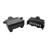 Trailer Vision 7 Pin Flat Male Plug & 7 Pin Female Socket with Terminal Springs