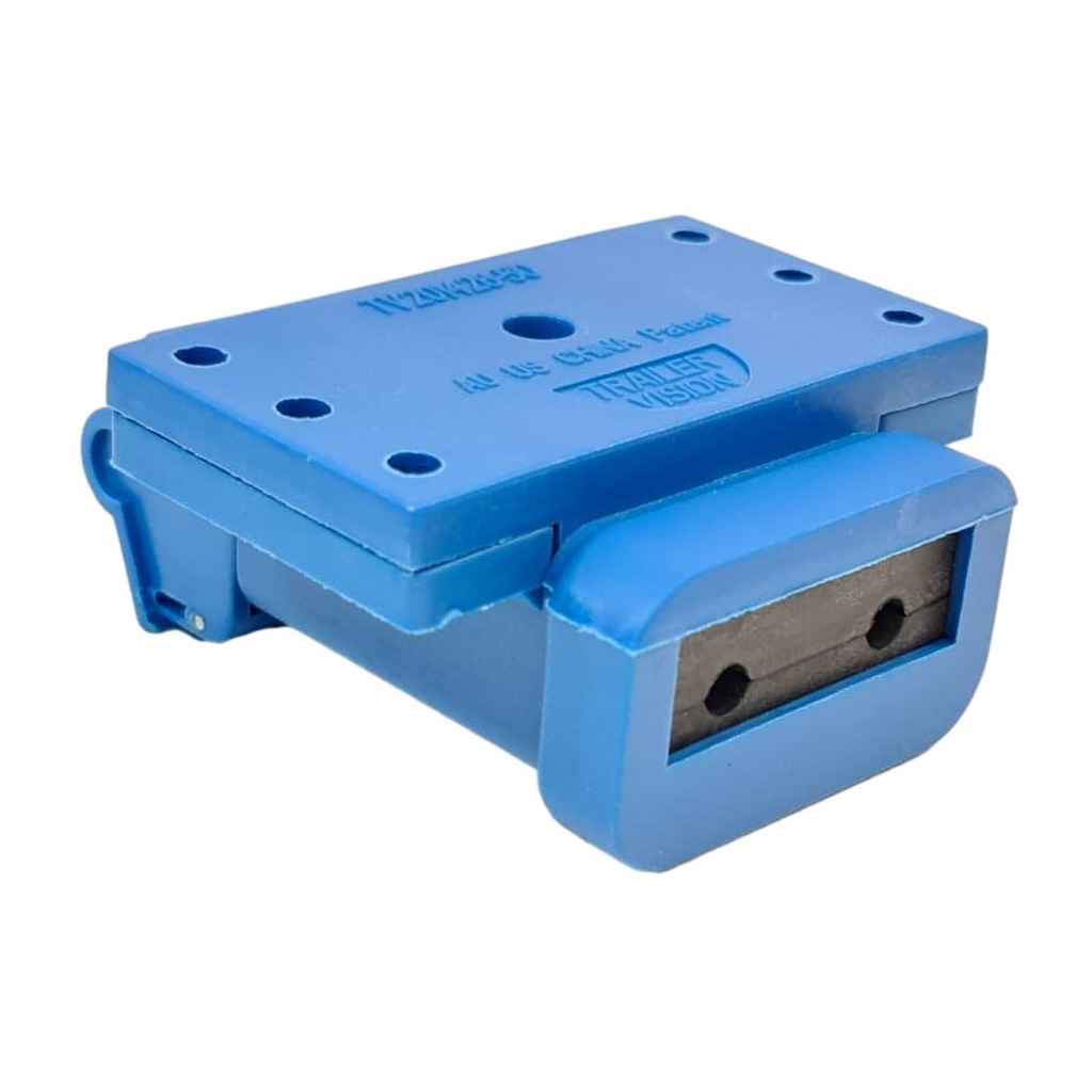 50amp Anderson Plug Blue Mounting Kit Connector Cover Assembly with LED Power Indicator