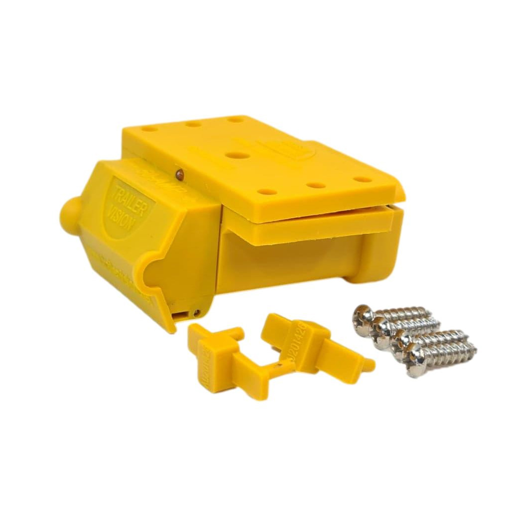 50amp Anderson Plug Yellow Mounting Kit Connector Cover Assembly with LED Power Indicator - Image 5