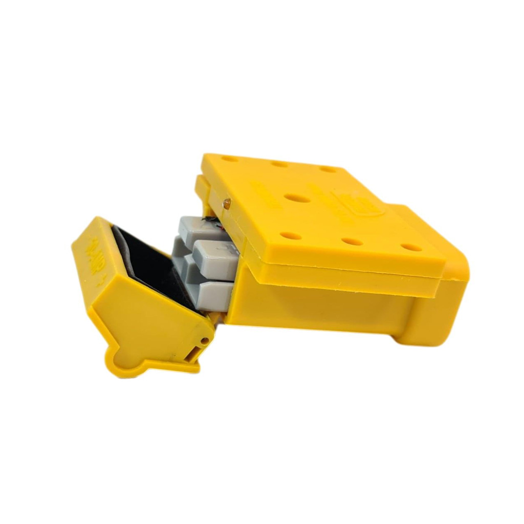 50amp Anderson Plug Yellow Mounting Kit Connector Cover Assembly with LED Power Indicator - Image 3