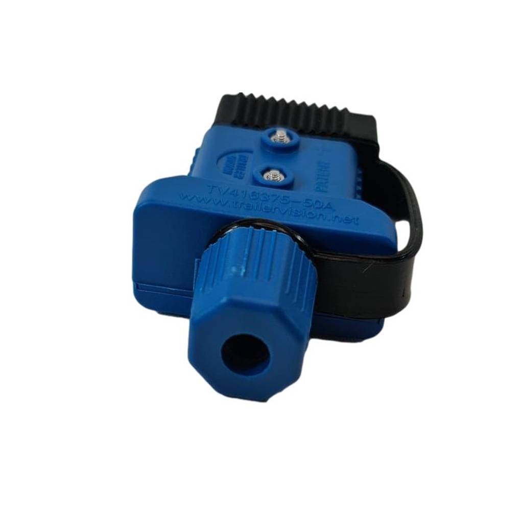 Trailer Vision 50 amp Anderson Plug Cover with Dust Cap Blue - Image 6