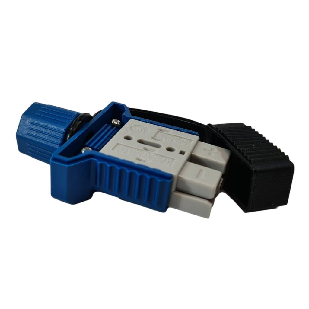Trailer Vision 50 amp Anderson Plug Cover with Dust Cap Blue - Image 5