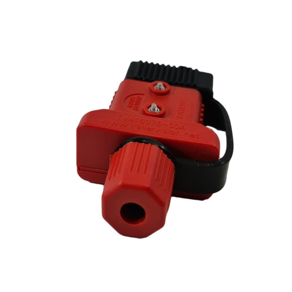 Trailer Vision 50 amp Anderson Plug Cover with Dust Cap Red - Image 5