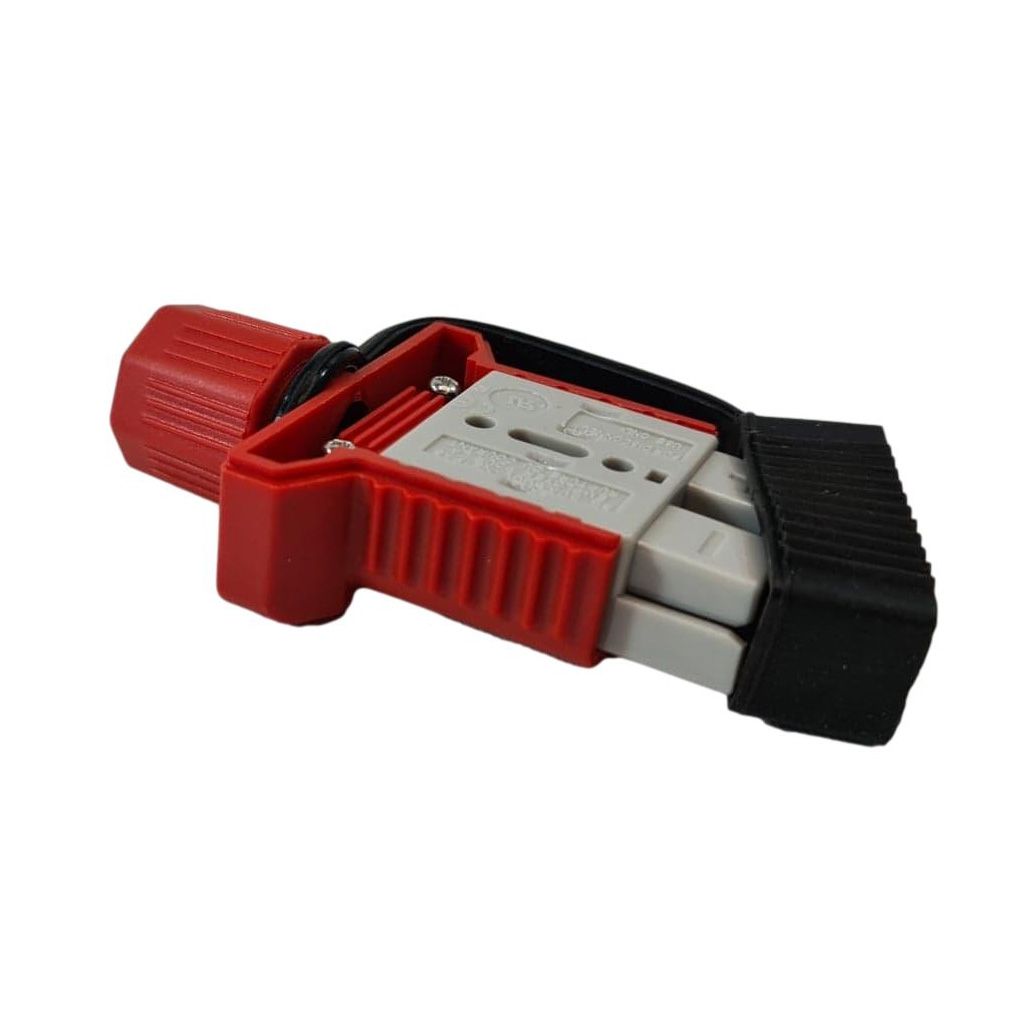 Trailer Vision 50 amp Anderson Plug Cover with Dust Cap Red - Image 4