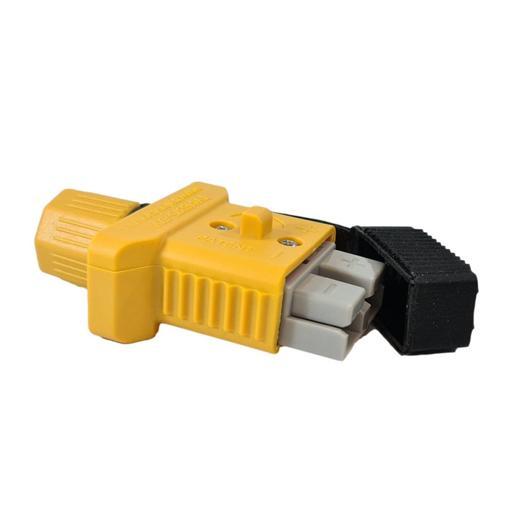 Trailer Vision 50 amp Anderson Plug Cover with Dust Cap Yellow - Image 5