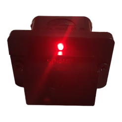 Alternative view of Trailer Vision 50 Amp Anderson Plug Flush Mount External Cover with LED