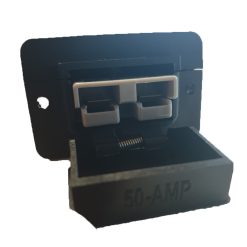 Alternative view of Trailer Vision 50 amp Flush Mount with LED Screw Connector Anderson Plug