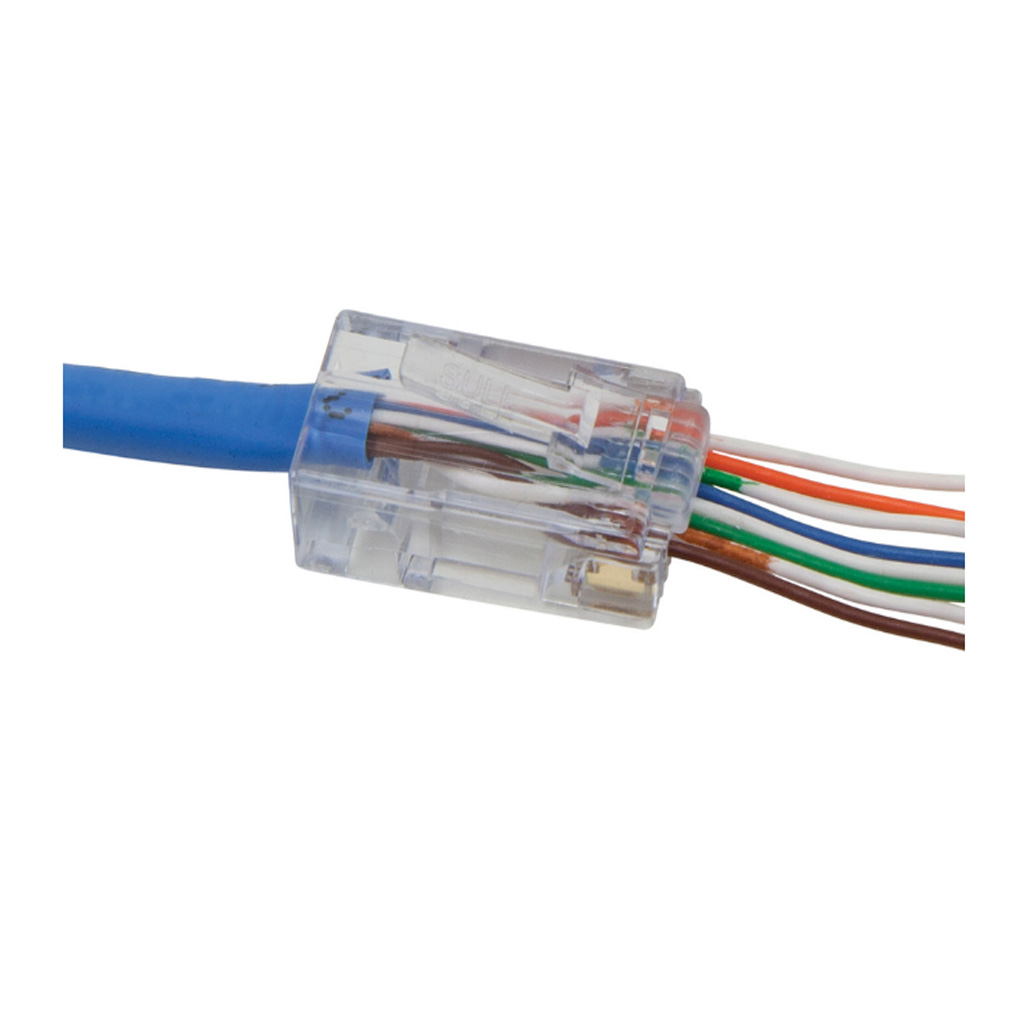 Klein Pass-Thru Modular Data Plug CAT6 50pk - Image 5