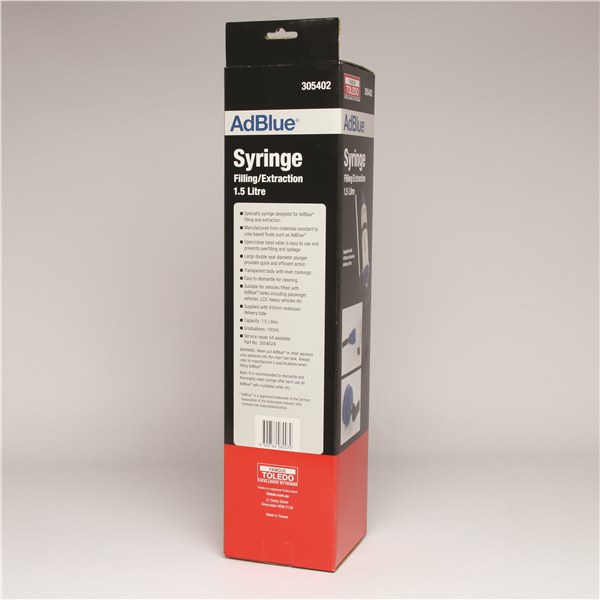 Toledo Filler/Extraction Syringe for AdBlue® 1.5L - Image 6