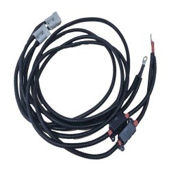 Dual 50 amp Anderson Plugs to Batt Lug Fused 8 guage wire