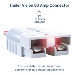 Trailer Vision 50 amp Anderson Style Plug with Boot 2pc Pack