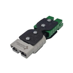 Blue Bar Mini Adaptor Single Grey to Coloured Plug