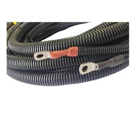 6 B&S (13.5mm2) x 6m Power Extension Lead with 50 amp Resettable Circuit Breaker, Heavy Duty Cable Lugs, Split Tube, 50 amp Anderson Style Plug